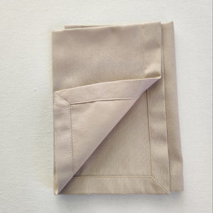Servilleta de algodón Beige
