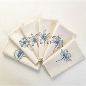 Conjunto Servilletas Flor Hamptons