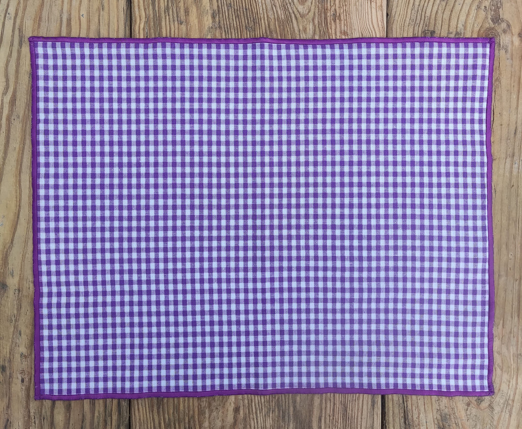 Mantel individual Vichy Purple